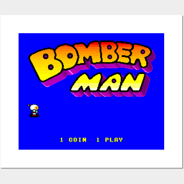 Bomberman Arcade Start Wall Art by pherpher